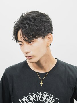 テクト バイアッシュ 吉祥寺店(Tect by Ash) フェザーパーマセンターパート毛流れパーマニュアンスパーマ