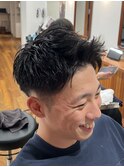 MEN'S HAIR/刈り上げショート/ビジネスショート/表参道駅