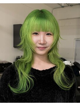 ハイレイヤーハッシュカット/ウルフカット/クラゲウルフ