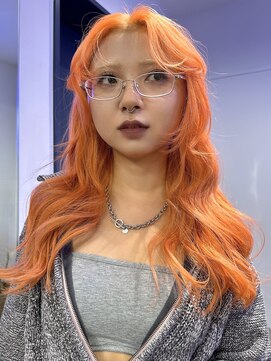 ジューシーオレンジ/ブリーチカラー