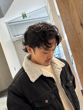 洋風グランジパーマ