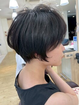 duFaBle 千葉　白髪ぼかし/ハイライト/ショートカット　【デュファブル】の写真/忙しい大人女性の朝をサポート*綺麗でありながら自宅でも簡単に再現できる上質デザインをご提供[千葉駅]