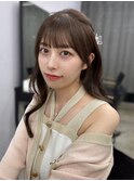 上品韓国ヘアラベンダーグレージュ