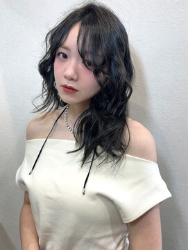 ベル サウス(BHEL south) *レイヤーカットカーキグレージュ顔周りカット