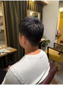 刈り上げセンターパート/波巻きツイストスパイラル/武蔵小杉