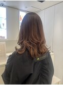 セミロング　レイヤーカット