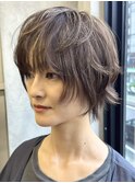 ハイライト×ショートウルフ【中阪】