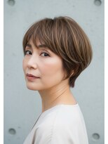 プラグ ヘアーデザイン 大名店(PLUG hair design) *ショートボブ/ショートヘア/脱白髪染め/白髪ぼかし/髪質改善