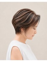 ヘアスタジオヘーフリヒ(HAIR STUDIO HoFLICH) 浜松ショート/浜松美容室/40代似合う髪型/ショートカット