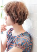 小顔・絶壁解消☆大人かわいいゆるふわショート