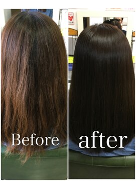 マイン ヘアー クリニック(main hair Clinic) お客様の縮毛矯正