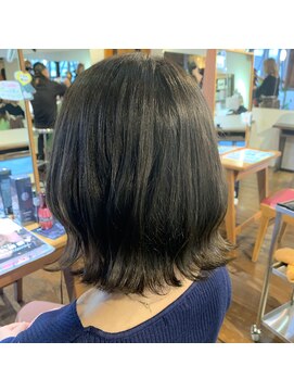 ピースリーヘア バイ カーサ(peathree.hair by CASA) 水素トリートメント×ミディアムボブ