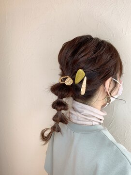 ラシェンテ エイジア 高槻(La Sente Aja) ダウンたまねぎヘアアレンジ