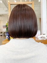 ラ メール ヘア デザイン(La mer HAIR DESIGN)&nbsp;丸みボブ/ナチュラルブラウンカラー