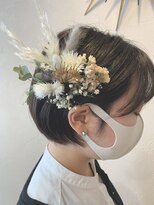 モップアップ(Mop up) ショートヘア×ドライフラワー