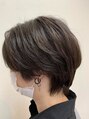アンドコーカラーデザイン(&Co color design) 根元はアッシュ白髪染め、毛先はアディクシーでアッシュグレーに