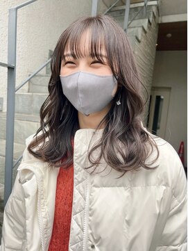 エムクランメイクス 原宿 表参道(m.clan MAKE'S) 韓国風ヘアヨシンモリラベンダーベージュラベンダーカラー