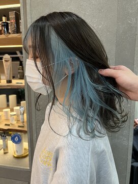 ロンド 表参道店(Lond) 【Lond表参道倉崎涼】水色が可愛い！イヤリングカラー