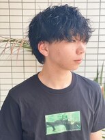 スウェル 船橋店(Swell)&nbsp;ハイライト/マッシュパーマ/束感/波巻き/メンズ