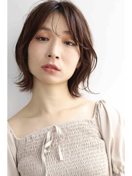 テラスコード 梅田(TERRACE CODE) ★似合わせカットペールベージュ小顔カット外ハネボブ