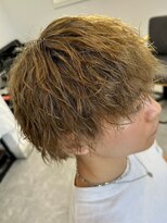 フゥ 宇都宮(FeU)&nbsp;波巻きパーマメンズパーマメンズヘアツーブロックツイストパーマ