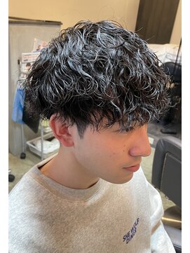 ジュンヌオム リンカラン(Jeune Homme LINGKARAN) 波巻きスパイラル×マッシュ