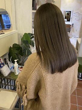 リトルガーデン(Little Garden) ツヤツヤ可愛いベージュ/大人可愛い愛されロング◇20代30代40代