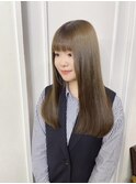 髪質改善カラー/オリーブベージュ