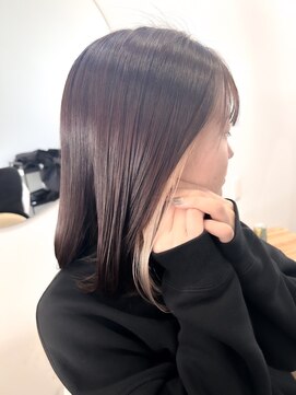 ビルド(build) ボブ×インナーカラー/イヤリングカラー/ミルクティーベージュ