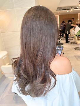 ミズチャーム(Ms.CHARM) ブリーチなしダブルカラー/透明感カラー/セピアベージュ