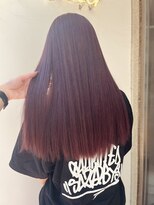 アジールヘア 北千住駅西口店(agir hair)&nbsp;艶感ブラウンレッドカラー北千住