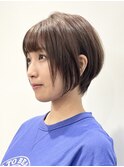 【松戸 藤原】丸みショートボブ大人かわいい