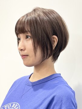 モリオフロムロンドン 松戸店(Morio from London) 【松戸 藤原】丸みショートボブ大人かわいい