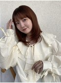 20代30代40代/大人可愛い韓国風ミディアムレイヤー/ワンカール