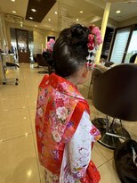 フェイス 大船(FACE)&nbsp;七五三ヘア 段違いツインテール /コノミ.