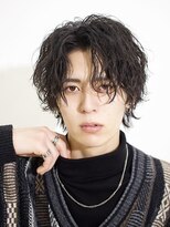 エデアンホンテン メンズサロン(EDEAN 本店 （旧：EDEAN 上通）)&nbsp;セクシーウルフ 熊本メンズパーマ 波巻き ツイストスパイラル