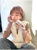ウェーブミディアム似合わせカットメルティカラーショート/大宮