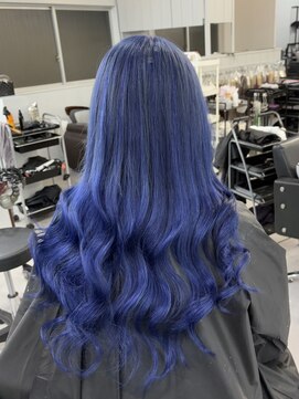 シェイロ(Cielro) 【ネイビーブルー×エクステ80本】SAKI