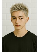 ワット 新宿店&nbsp;【W-ワット-新宿店 】スパイキーショート＆アッシュベージュ