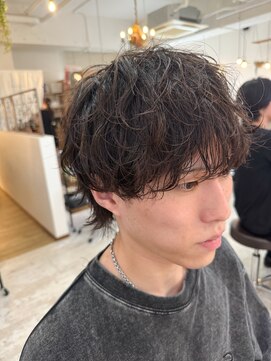 アクシュ(aqush) メンズウルフ×シャドウパーマ