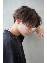 ソース 梅田(SOURCE)&nbsp;黒髪マッシュショート/メンズ