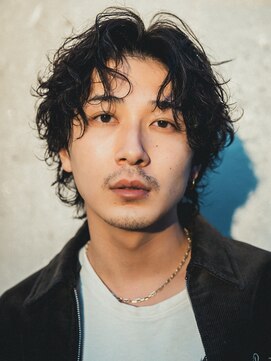 オーシャントーキョーオーバー 渋谷(OCEAN TOKYO OVER) 波巻きセンターパートウルフ