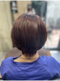 お手入れ簡単！まとまるショートボブ♪