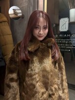 ネロ ヘアサロン 渋谷(NERO HAIR SALON)&nbsp;チェリーレッドブラウン【倉畑果歩】