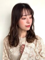 カバーヘア ブリス 上尾西口店(COVER HAIR bliss) ダークアッシュ/ミディアムレイヤー/春カラーブリーチなしp上尾