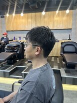 ソイクフ 高田馬場店(SOY-KUFU) ツーブロックアップバング短髪フェザーショートコンマバング