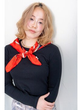 ハツメイ 川崎西口店(HATSUMEI) おしゃれミディアム×ハイトーンカラー★
