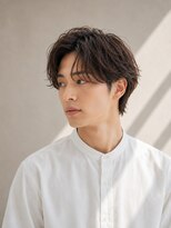 オラ ボーテ(Aura Beaute)&nbsp;センターパート アップバング さわやかショート ツーブロック