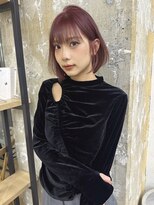 カノン(kanon hair&beauty)&nbsp;ボブスタイル/ピンクカラー/ピンクベージュ