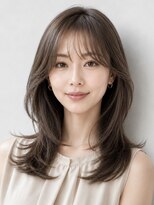 サーカス バイ ビュートリアム 青山(CIRCUS by BEAUTRIUM)&nbsp;大人上品 レイヤーカット 40代50代 くびれミディアム 艶髪表参道